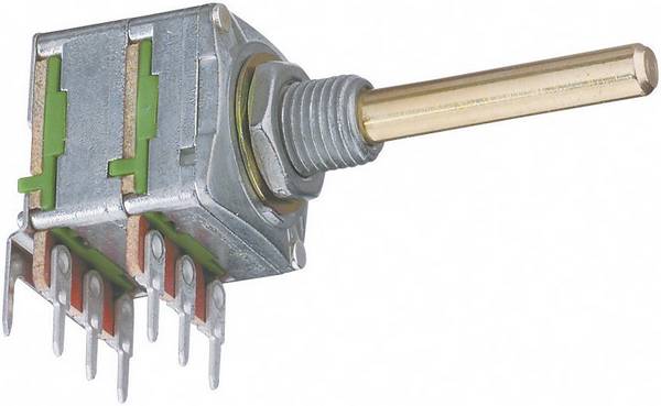Potentiometer Service 4004, 4004 otočný potenciometer, stereo, 0.2 W, 5 kΩ, 1 ks