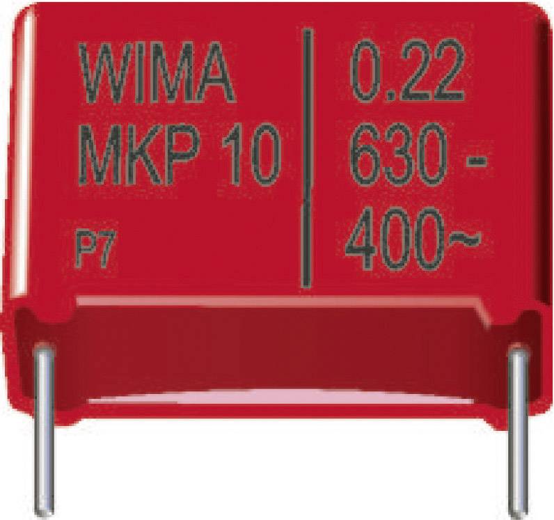 Wima MKP1F051007H00KSSD 1 pz. Condensatore MKP radiale 10 µF 250 V/DC 10 % 37.5 mm (L x L x A) 41.5 x 24 x 45.5 mm