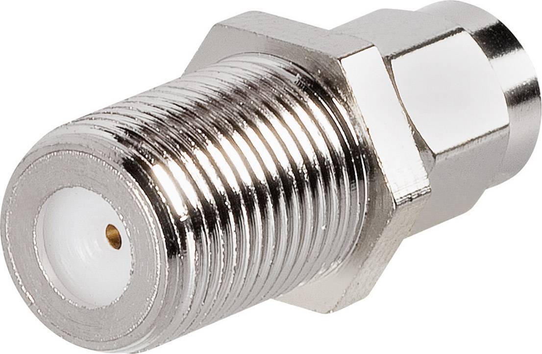 TRU COMPONENTS 1579510 SMA-adapter SMA-stik - F-bøsning 1 stk