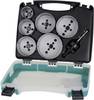 Wolfcraft 5423000 sada dierovacích píl 8-dielna 40 mm, 54 mm, 65 mm, 68 mm, 74 mm, 86 mm 1 sada