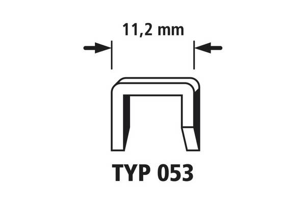 1000 širokých zadných sponiek 1000 ks Wolfcraft 7045000 Rozmery (d x š) 14 mm x 11.2 mm