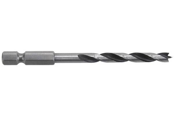 Wolfcraft 7261000 špirálový vrták do dreva  3 mm Celková dĺžka 65 mm 1/4 "(6,3 mm) 1 ks