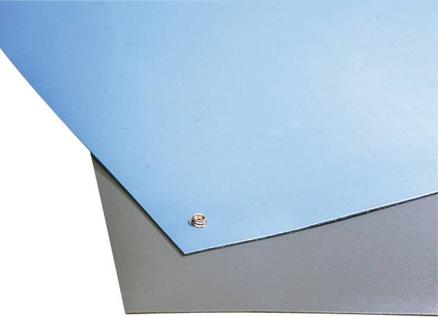 COBA Europe HR060001KEU ESD Matte HR Matting Vloerbedekking voor werkplek (l x b x h) 1.2 m x 0.6 m x 2.4 mm Grijs