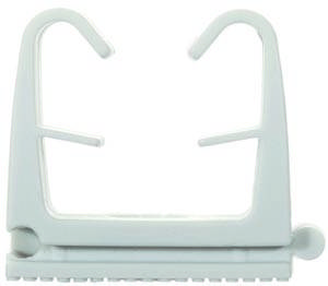 Fischer 68064 Fascetta a clip Grigio RAL 7035 50 pz.