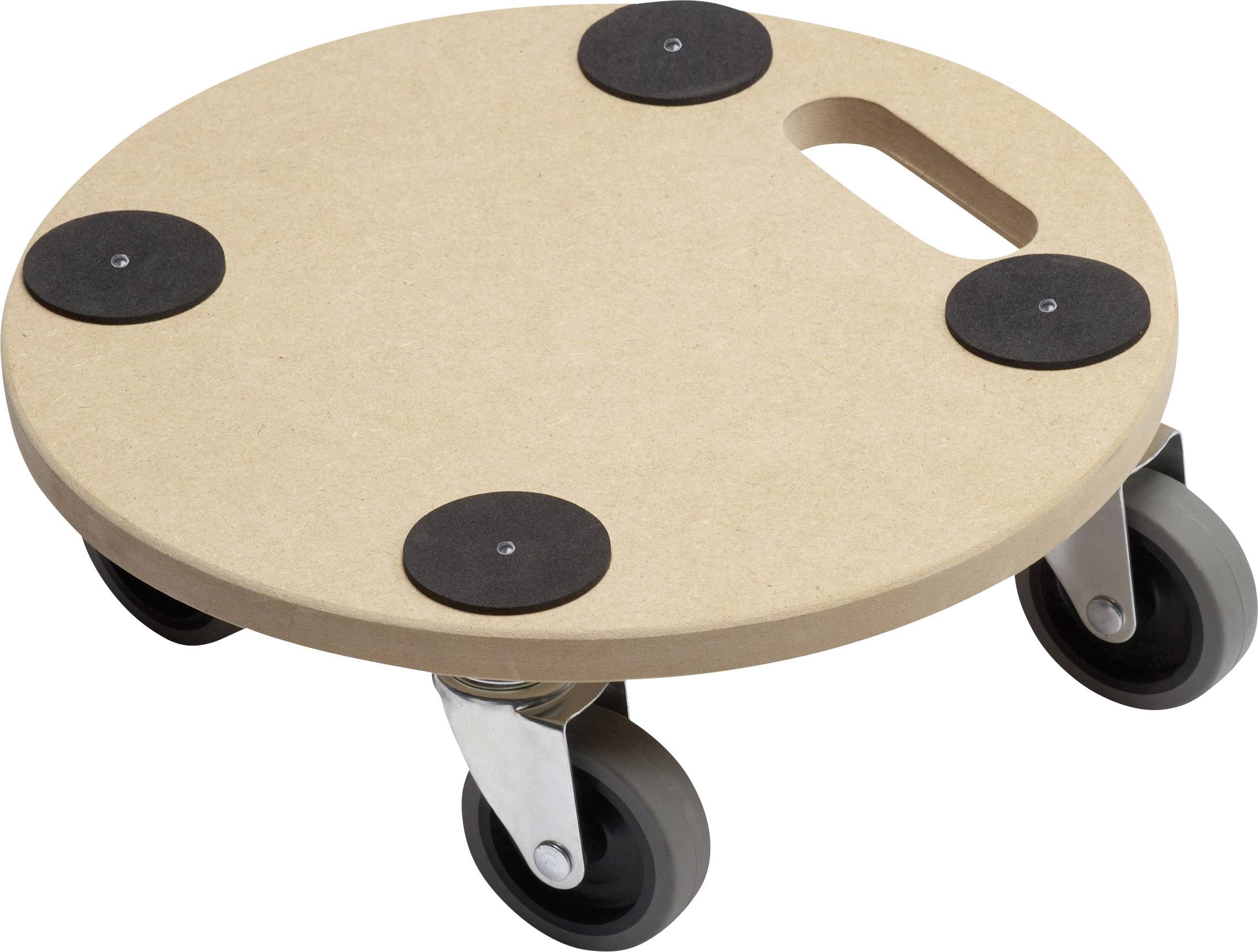 Meister Werkzeuge 0821360 Transportroller Hout Laadvermogen (max.): 150 kg 350 mm x 350 mm x 100 mm Aantal rollers 4 afbeelding