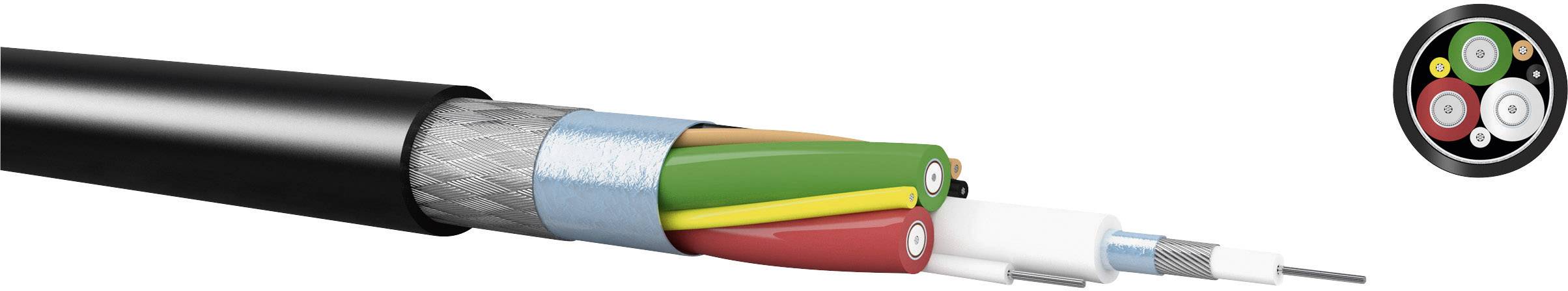 Cavo multipolare 3 x 0.09 mm² + 4 x 0.2 mm² Nero Kabeltronik 843750420-1 Merce a metro