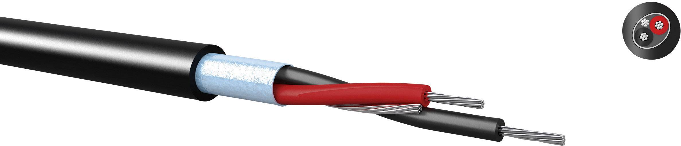 Kabeltronik 790202209 Cavo per cablaggi LiYv0(StLi)Y 2 x 0.22 mm² Nero Merce a metro