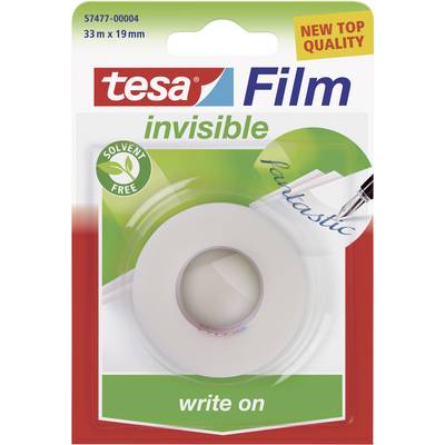 tesa 57477-00004-03 tesafilm Invisible priehľadná (d x š) 33 m x 19 mm 1 ks