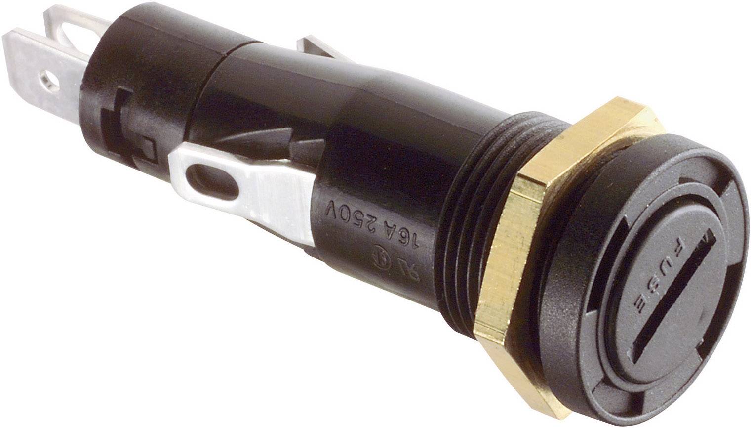 Arcolectric (Bulgin Ltd.) T0347RAAAA T0347RAAAA Zekeringhouder Geschikt voor Buiszekering 6.3 x 32 mm 16 A 250 V/AC 1 stuk(s) afbeelding