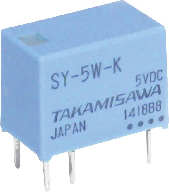 Takamisawa SY-05W-K Printrelais 5 V/DC 1 A 1x wisselcontact 1 stuk(s) afbeelding