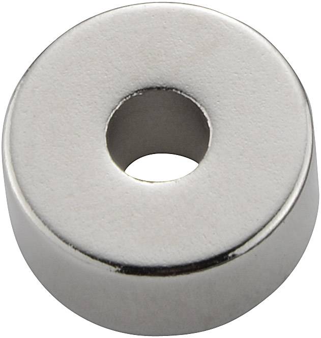 N-35 M 13X6 Permanente magneet Ring (Ø x l) 13 mm x 6 mm N35M 1.2 T (max) Grenstemperatuur (max.): 100 °C afbeelding
