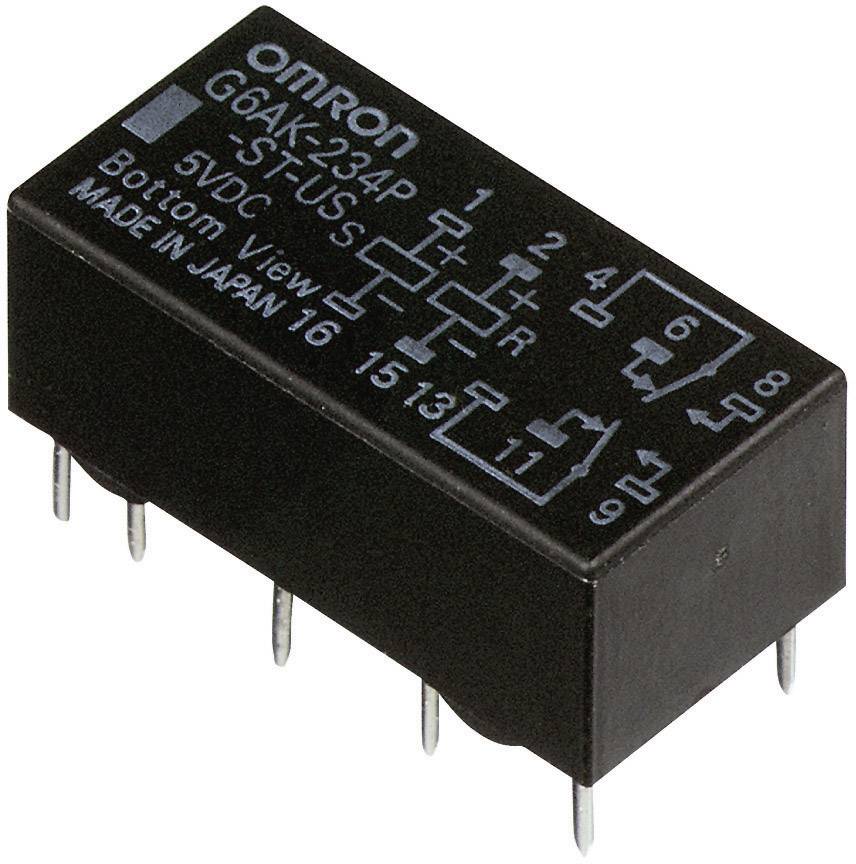 Omron G6AK-274P-ST-US 24 VDC Relè per PCB 24 V/DC 2 A 2 scambi 1 pz.