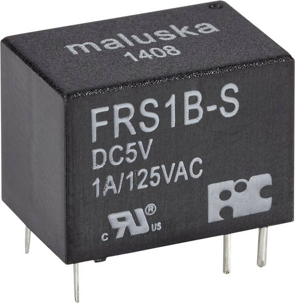 FiC FRS1B-S-DC12, FRS1B-S-DC12 relé do DPS, monostabilný, 1 cievka, 60 V/DC, 220 V/AC, 1 A, 1 ks