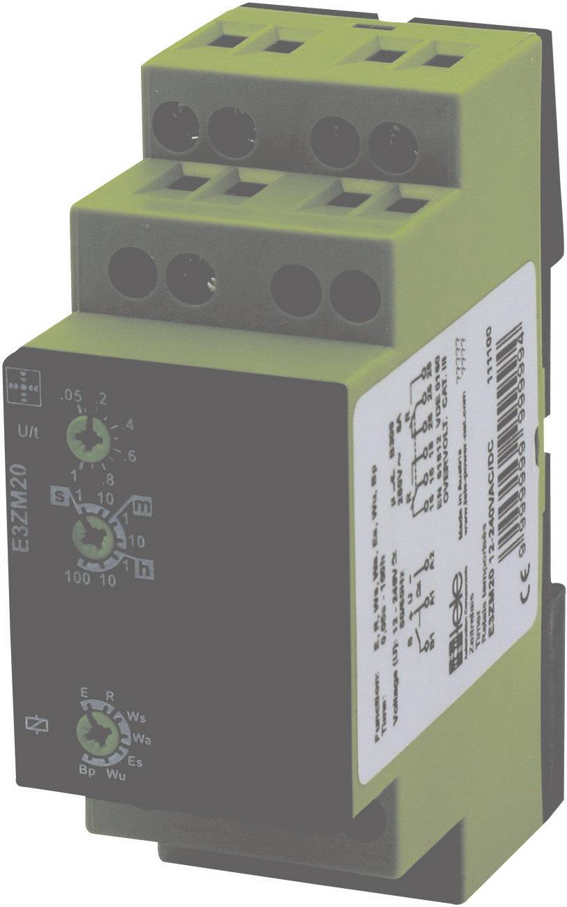tele 111100 E3ZM20 12-240V AC/DC Relè temporizzato Multifunzionale 1 pz. 2 scambi