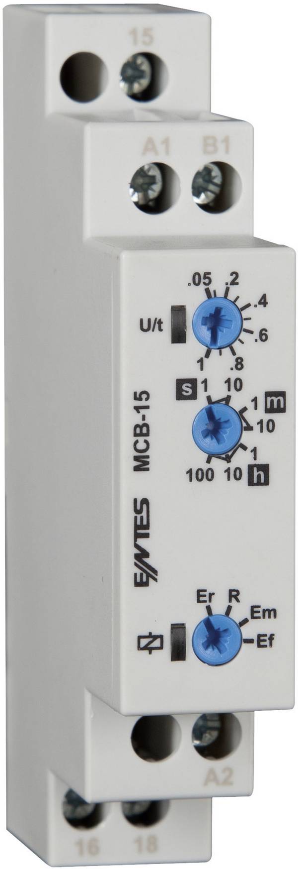 ENTES MCB-15 101577 časové relé, 0.05 s - 100 h, 230 V/AC, 8 A, 1 ks