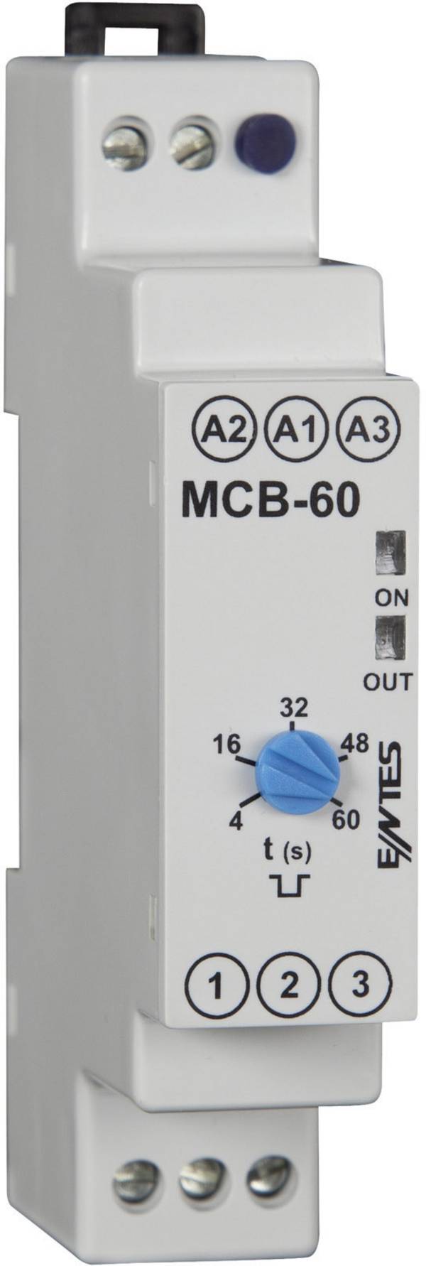 ENTES MCB-60 101582 časové relé, 4 - 60 s, 230 V/AC, 8 A, 1 ks