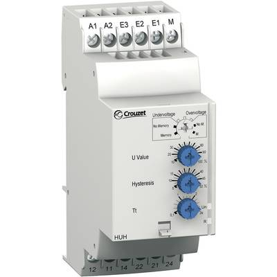 kontrolné relé 24, 24 - 240, 240 V/DC, V/AC 2 prepínacie Crouzet HUH 1 ks