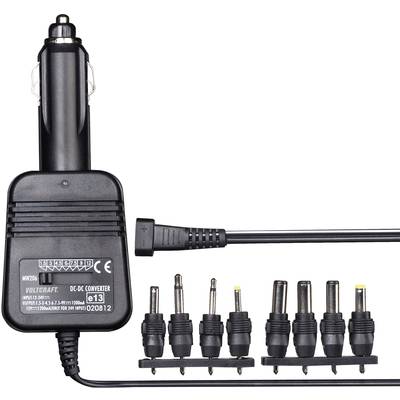 VOLTCRAFT DC / DC menič napätia 12 V/DC, 24 V/DC - 1.5 V/DC, 3 V/DC, 4.5 V/DC, 6 V/DC, 7.5 V/DC, 9 V/DC, 12 V/DC/1.2 A 1