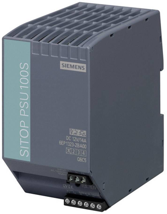 Alimentatore per guida DIN Siemens SITOP PSU100S 12 V/14 A 12 V/DC 14 A 120 W 1 x