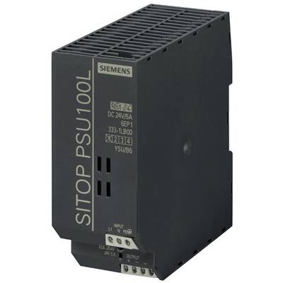 Siemens SITOP PSU100L 24 V/5 A sieťový zdroj na montážnu lištu (DIN lištu), 24 V/DC, 5 A, 120 W, výstupy 1 x