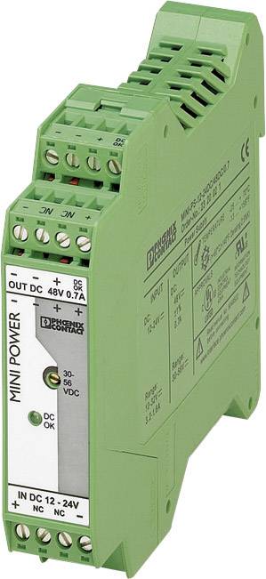 Phoenix Contact 2320021 Alimentatore per guida DIN 48 V/DC 0.7 A Num. uscite:1 x Contenuto 1 pz.