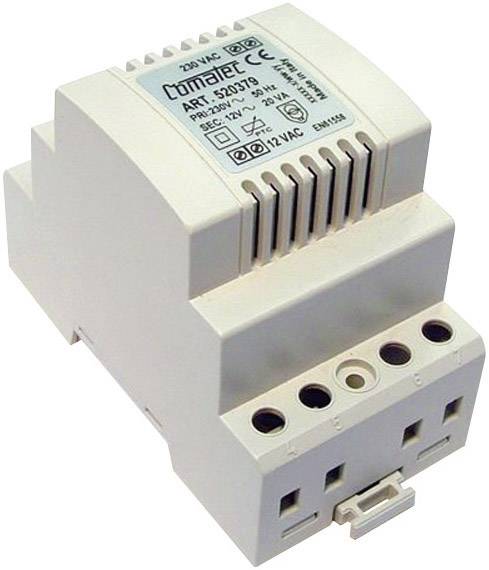 Comatec TBD202012P Strømforsyning til DIN-skinne (DIN-rail) 12 V/AC 1.67 A 20 VA Indhold 1 stk
