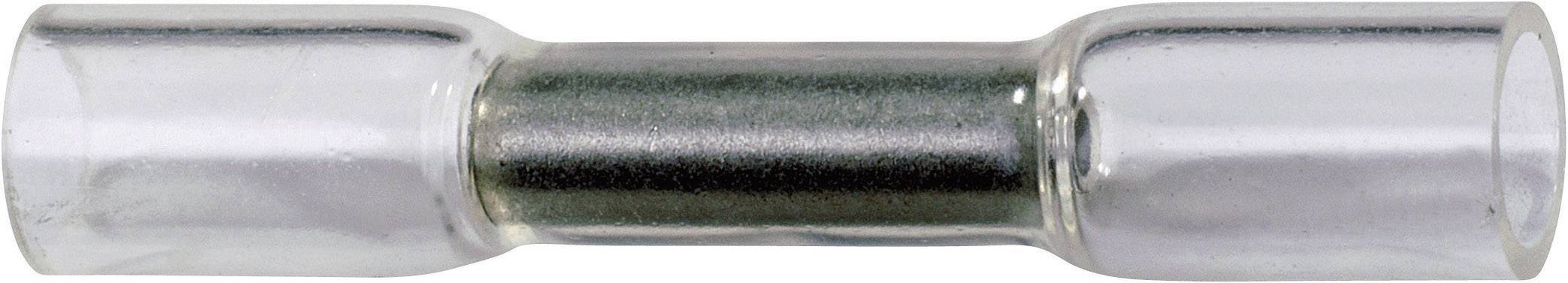 DSG Canusa 793100012 Stootverbinder Met krimpkous 0.10 mm² Volledig geïsoleerd Transparant 1 stuk(s)