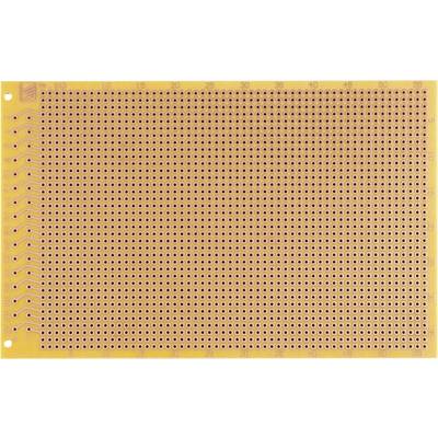 Prázdna pájecí kontaktná doska so súmernou mriežkou otvorov, vhodná pre vytváranie prototypov elektronických obvodov.