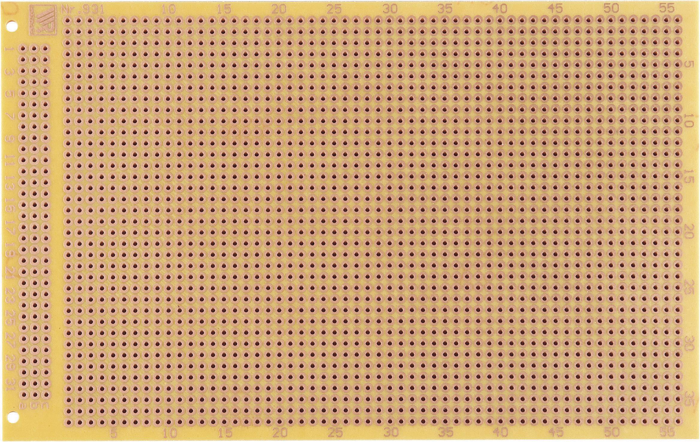 Rademacher WR-Typ 931 Testprintplaat Volgens IHK-richtlijnen Hardpapier (l x b) 100 mm x 160 mm 35 µm Rastermaat 2.54 mm Inhoud 1 stuk(s) afbeelding