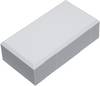 TRU COMPONENTS ESO 1250 puzdro na zástrčku 125 x 67 x 50 polykarbonát, ABS svetlo sivá 1 ks