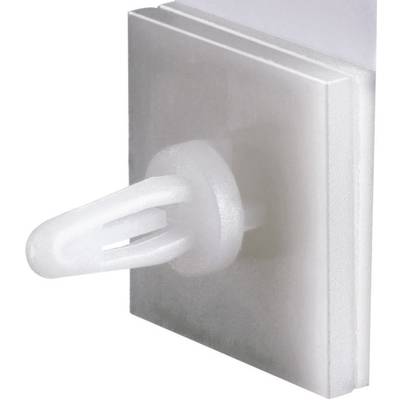 PB Fastener LCBSB-4A dištančný stĺpik do DPS samolepiace plast Dĺžka 6.4 mm 1 ks