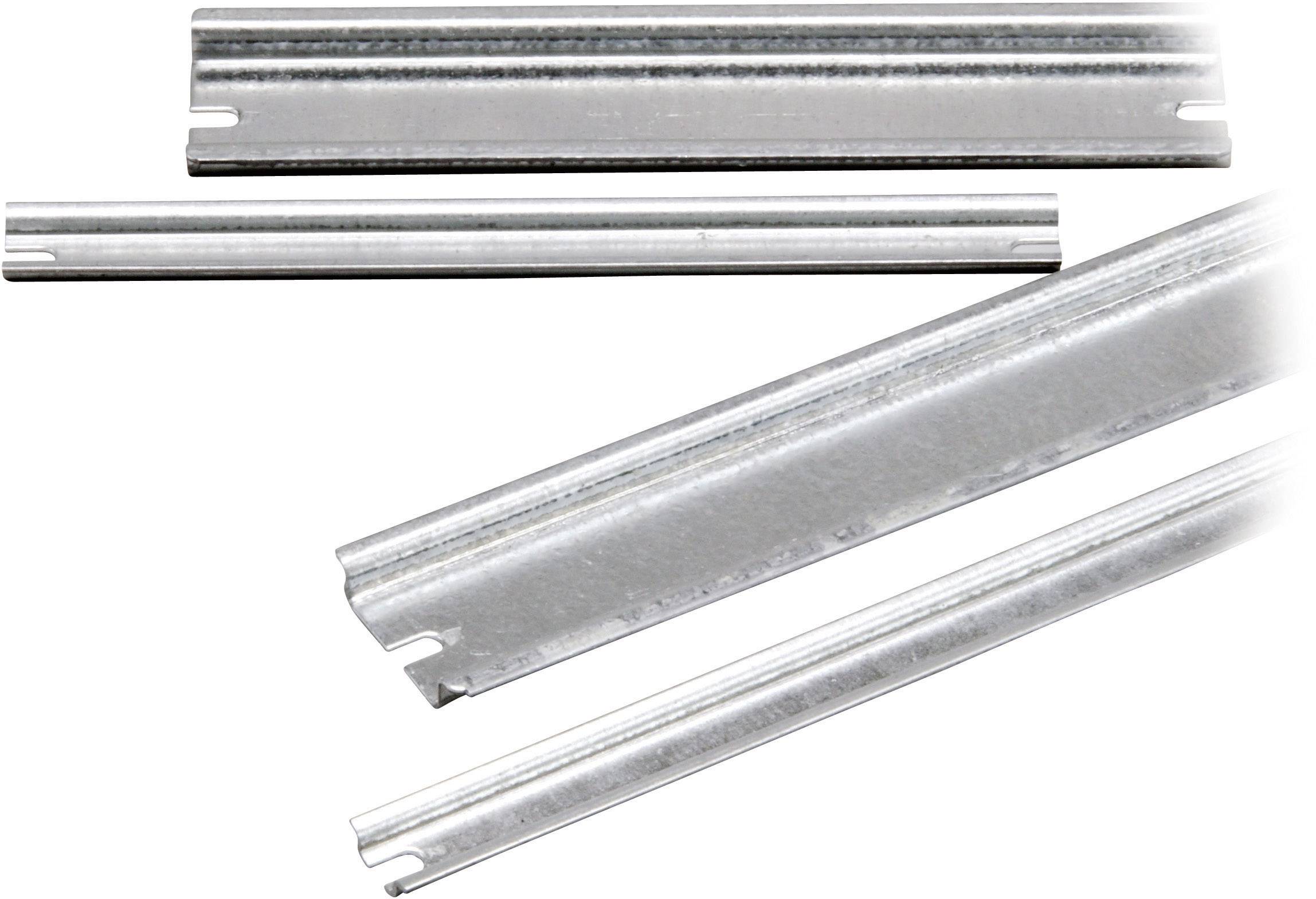 Fibox MIN 8 Guida DIN non perforata Lamiera dacciaio 80 mm 1 pz.