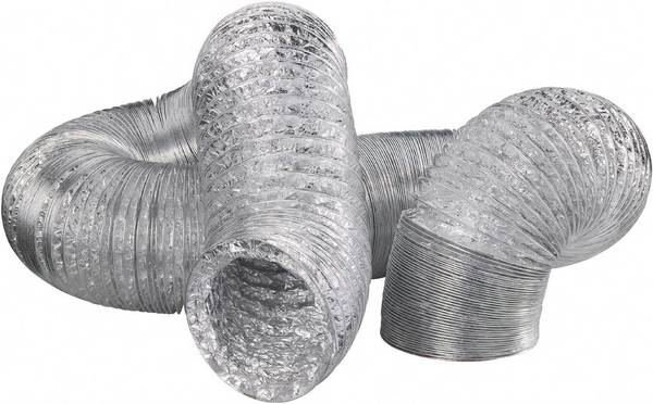 Wallair N55878 flexibilné ventilačné potrubie hliník (Ø x d) 10.2 cm x 10 m strieborná