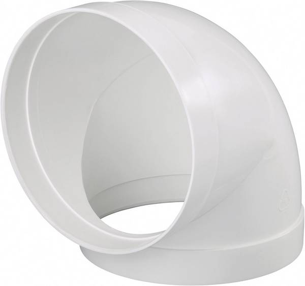 Wallair 20210165 ventilačný systém do rúrky 150 koleno rúry 90 °