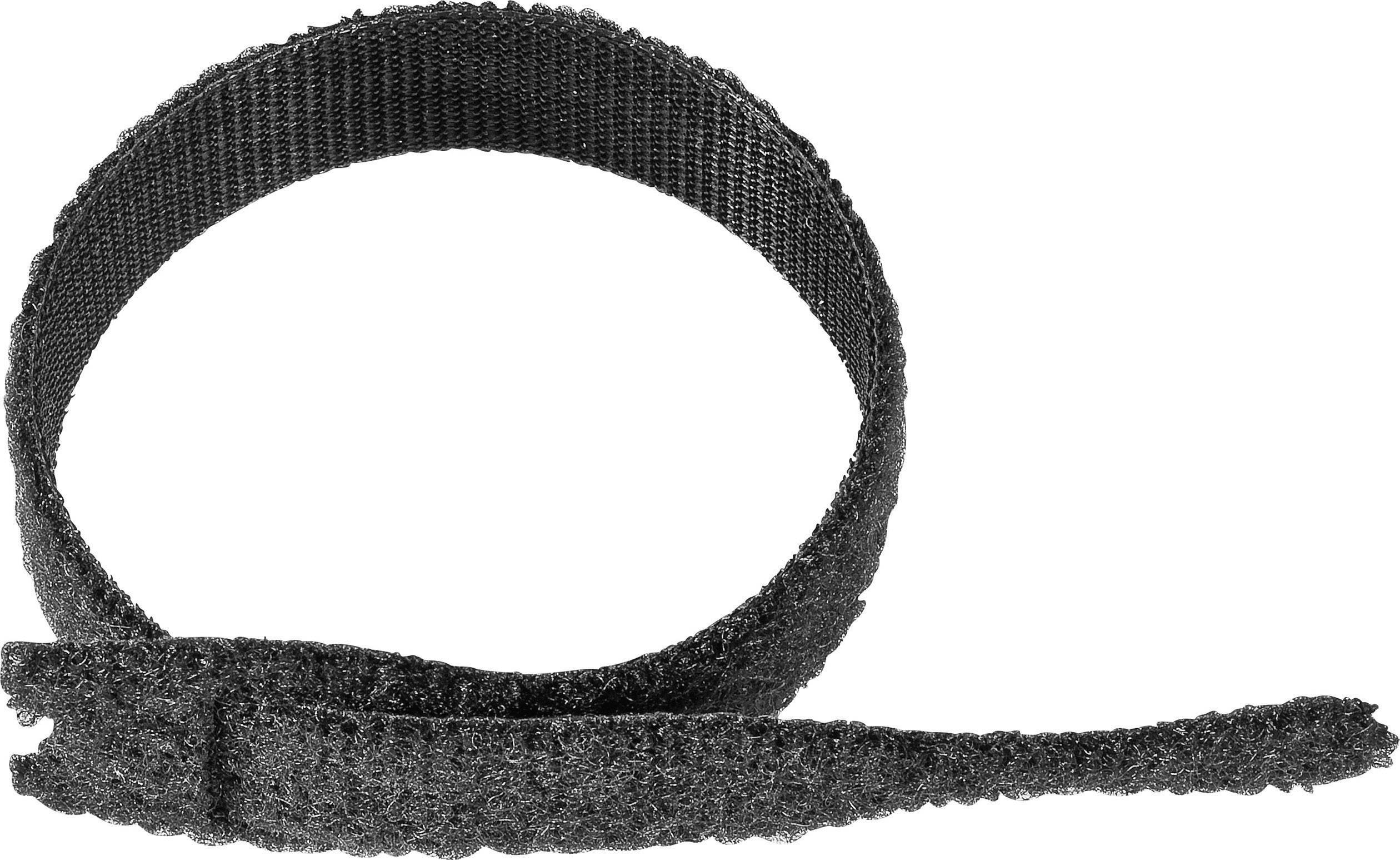 VELCRO® ONE-WRAP Strap® Fascette a strappo per raggruppare Lato morbido e lato rigido (L x L) 200 mm x 20 mm Nero 750 pz.