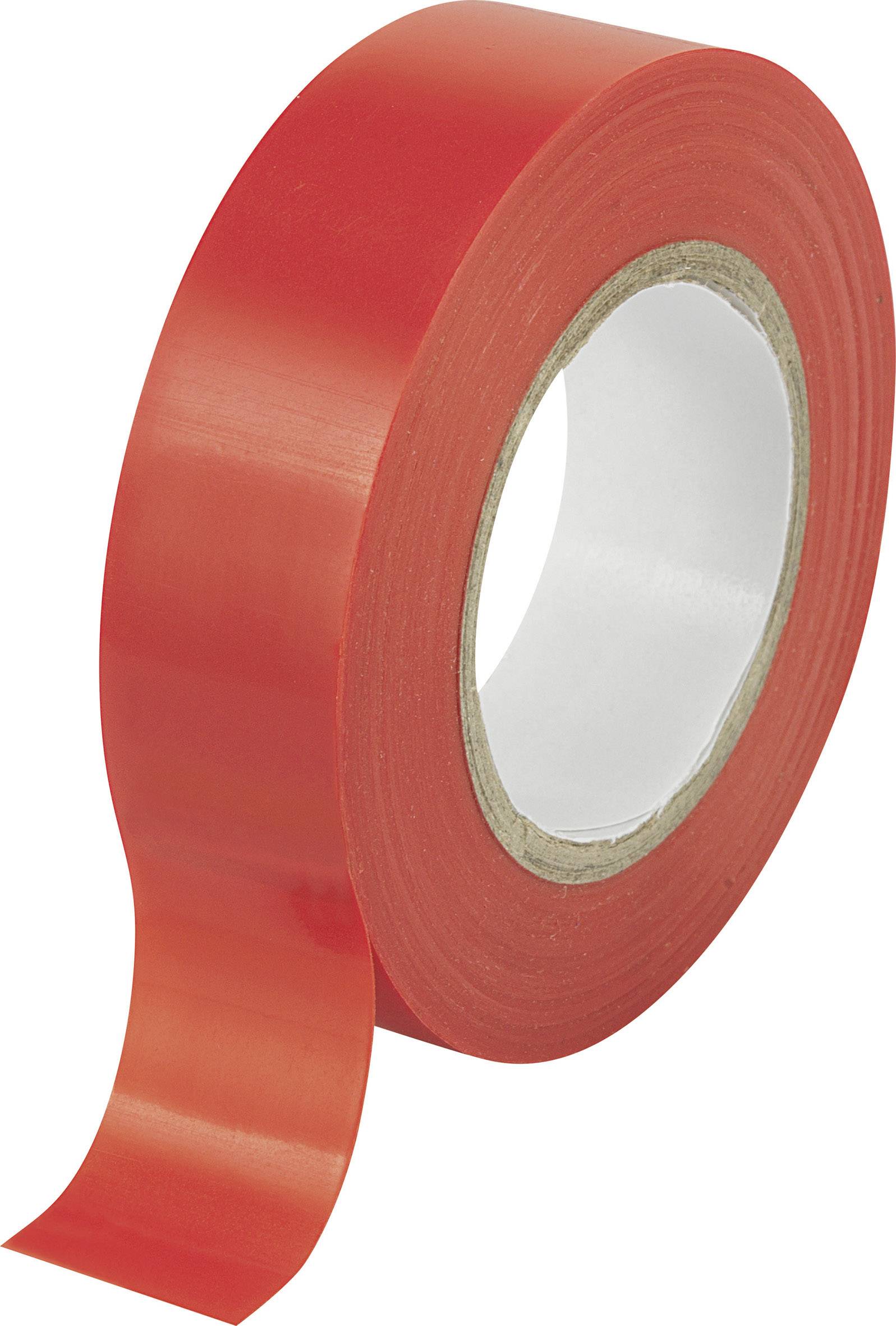 TRU COMPONENTS SW10-160 1564097 Nastro isolante Rosso (L x L) 10 m x 19 mm 1 pz.