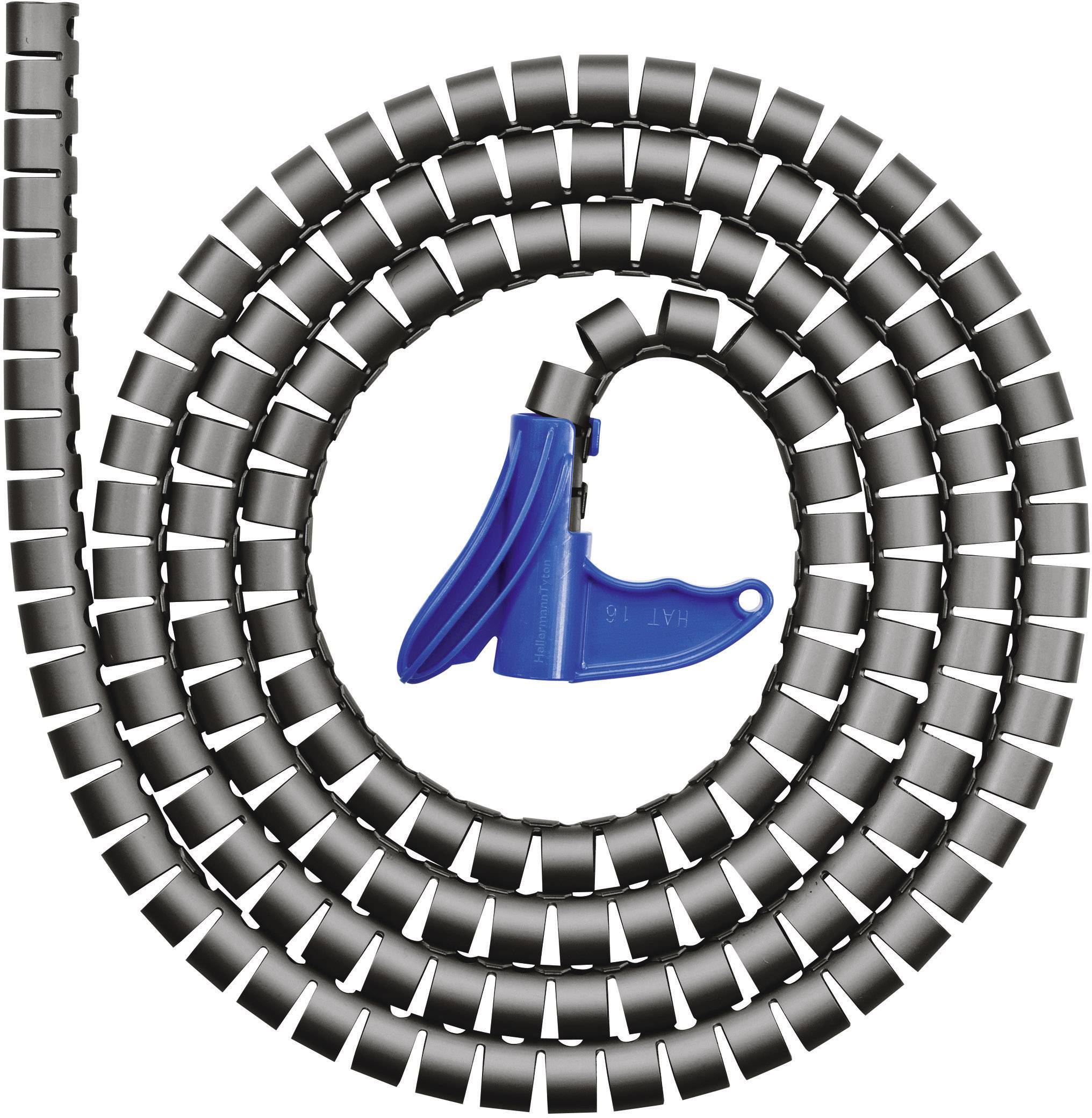 HellermannTyton 161-64403 161-64403 Guaina per cavi 27 mm (max) Argento 25 m