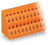 WAGO 736-324 dvojradový svorka 2.50 mm² Pólov 48 oranžová 14 ks