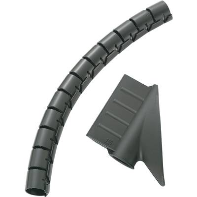 TRU COMPONENTS TC-MX-KLT15BK203 špirálový káblový oplet 15 mm (max) čierna 5 m