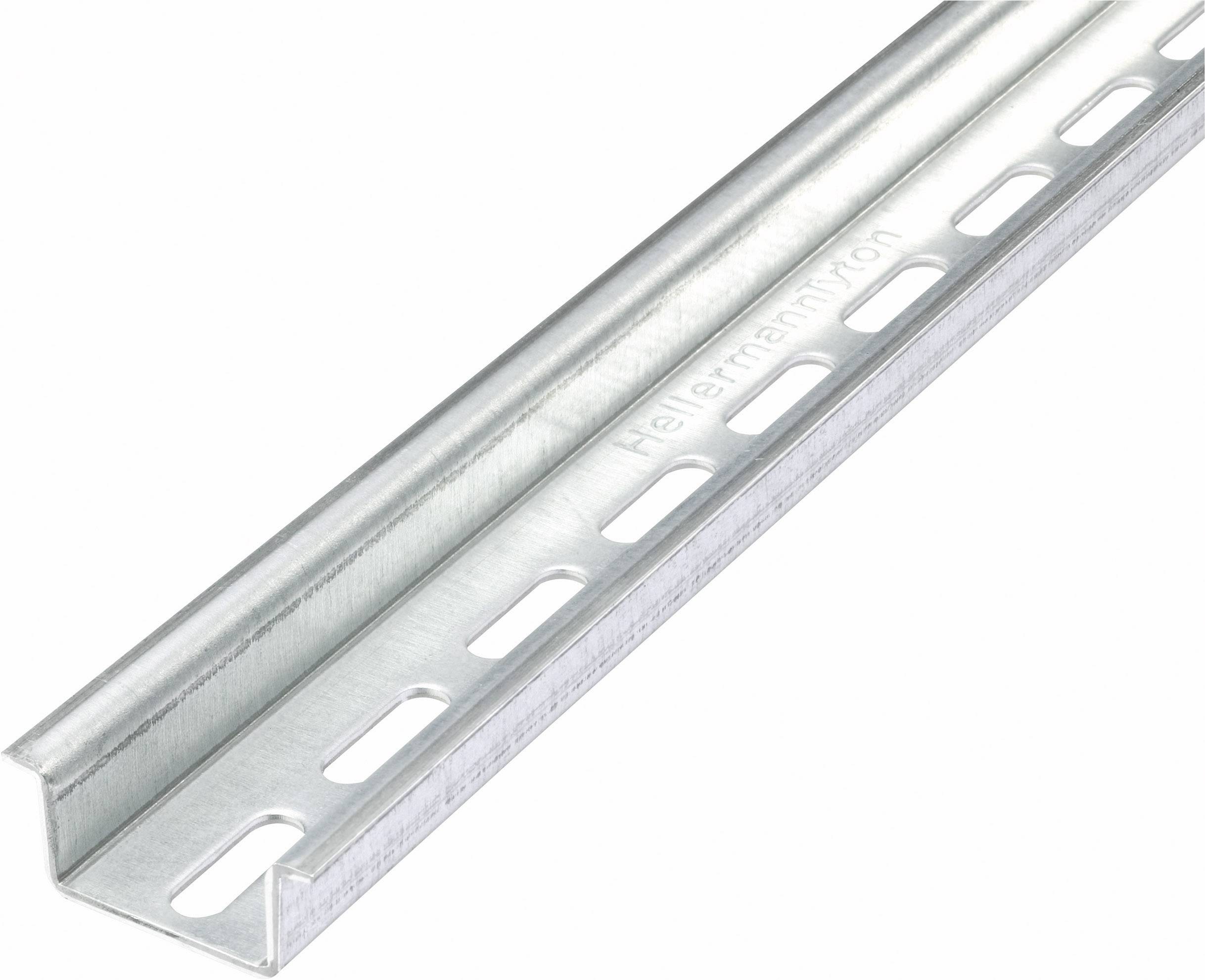 HellermannTyton DELTA-3AF/BV 181-47101 DIN-rail Geperforeerd Plaatstaal 2000 mm 1 stuk(s) afbeelding