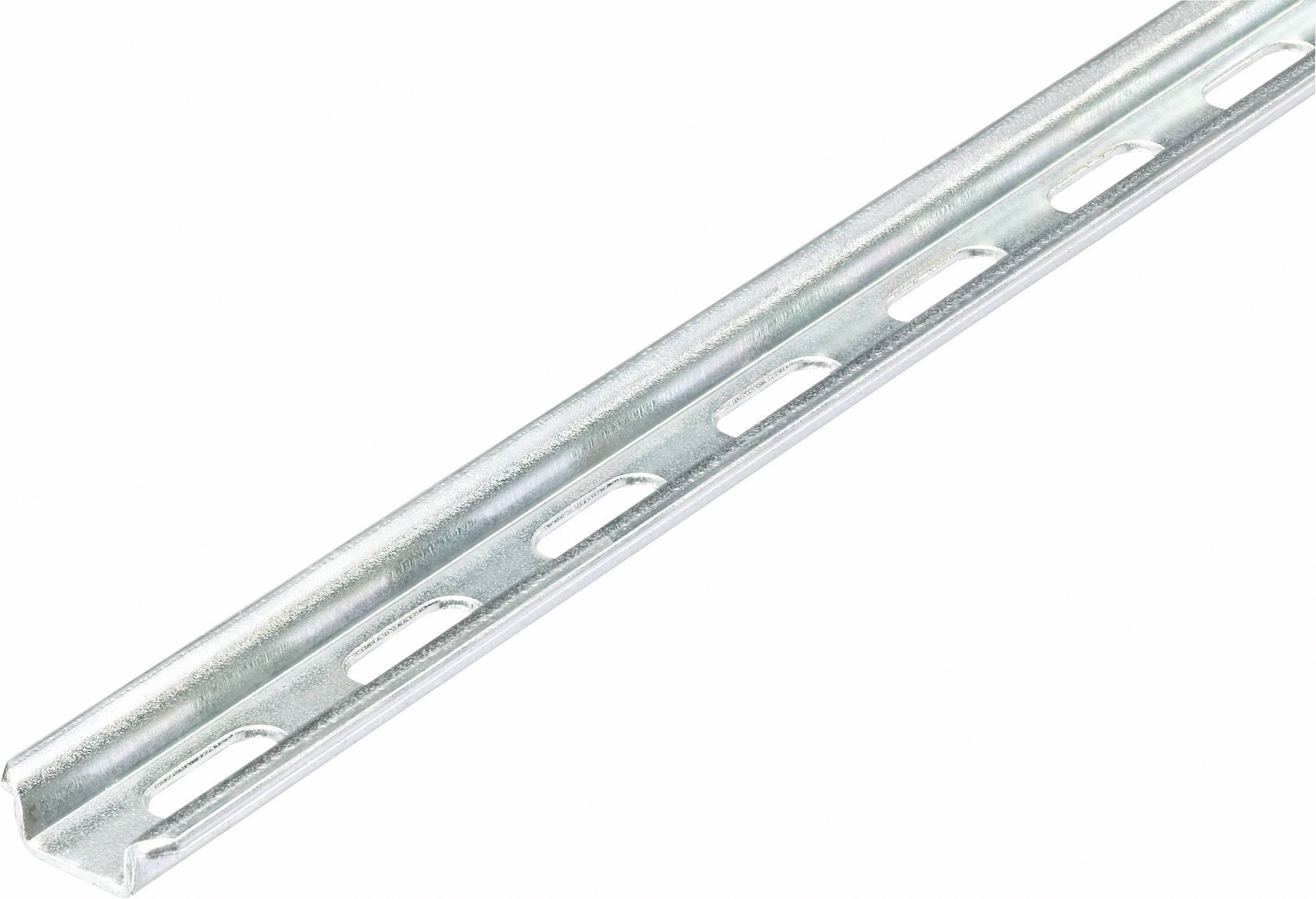 HellermannTyton DELTA2F-ST-GEL-WC 181-47230 DIN-rail Geperforeerd Plaatstaal 2000 mm 1 stuk(s) afbeelding