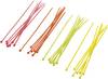 TRU COMPONENTS 1570922, ST150M, sťahovacie pásky, 2.50 mm, 150 mm, neónovo zelená, neónovo oranžová, neónovo žltá, neónovo ružová, 80 ks