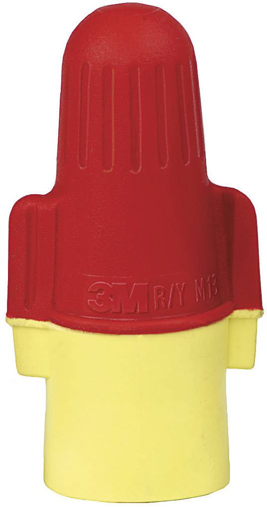 3M R/Y+ Enkeltladerstik fleksibel: 2-16 mm² stift: 2-16 mm² Poltal: 2 1 stk Rød, Gul