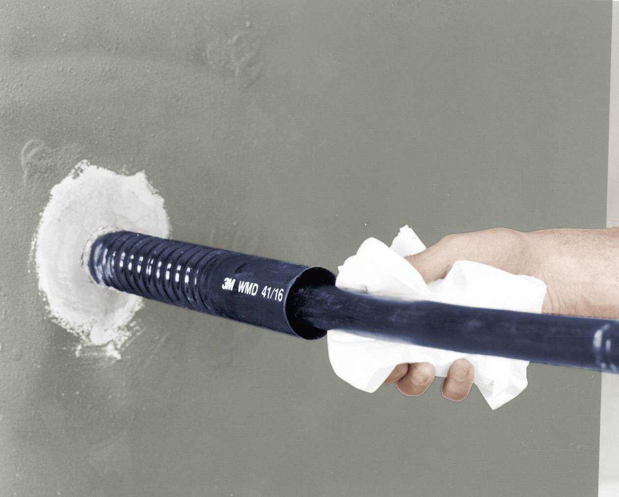 3M WMD-16/8 Paratia per cavi 700 mm Nero 1 pz.