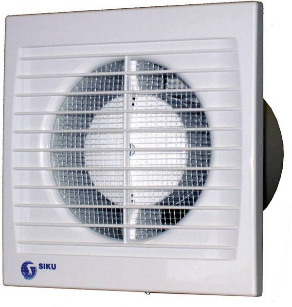 SIKU Silenta nástenný a stropný ventilátor  148 m³/h 12.5 cm