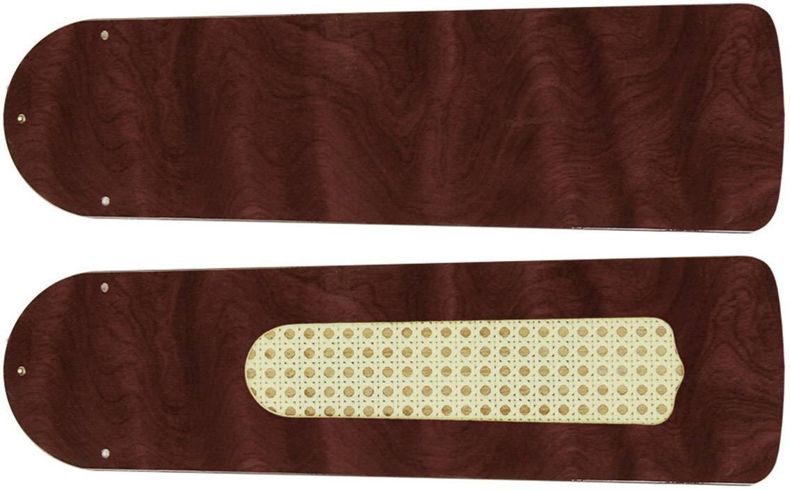 CasaFan Deckenventilator-Flügelsatz 132 ROSENHOLZ GLÄNZ. Loftsventilator-vingesæt Vingeudsmykning: Rosenholt (glinsende)