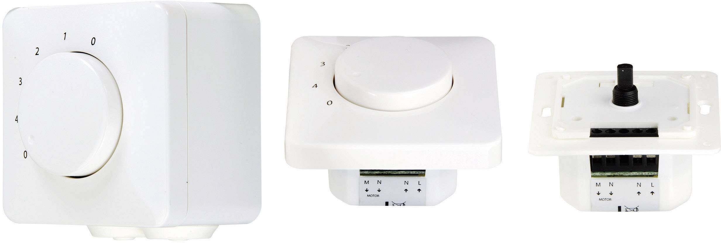 CasaFan ST4/150-II Régulateur de vitesse pour ventilateur de plafond blanc crème 3