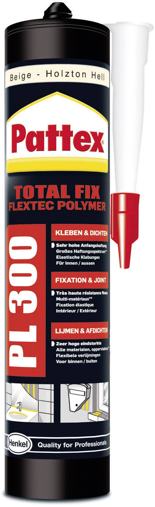 Pattex Flextec Polymer montážne lepidlo Farba béžová PPL3B 410 g
