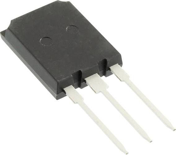 Trojpólový polovodičový tranzistorový komponent s čiernym puzdrom, vhodný na zosilňovanie prúdu v elektronických obvodoch.