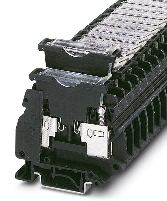 Phoenix Contact 0920083 Sikringsrækkeklemme 10.2 mm Skruer Sort 50 stk